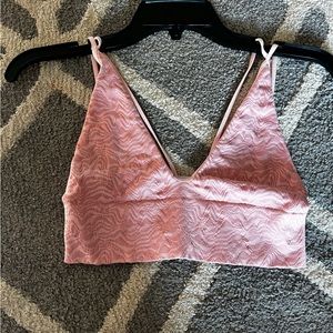 S/M pink crop top